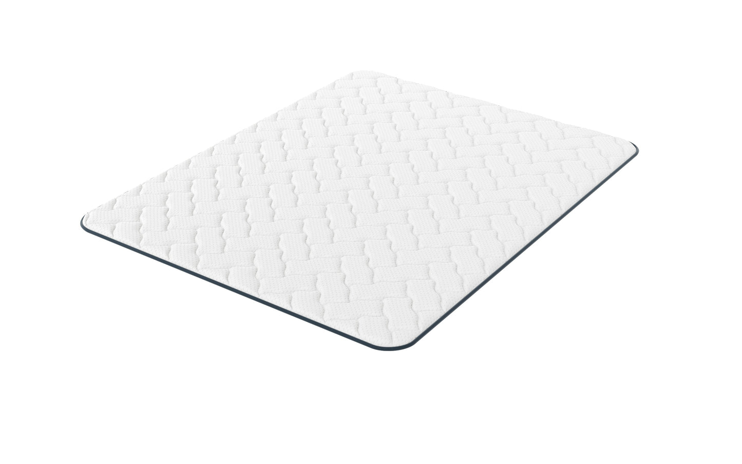 Surmatelas 2 en 1 côté FRESH été + côté mousse mémoire de forme - TRES FRESH BLEU - TOPPER 5 cm
