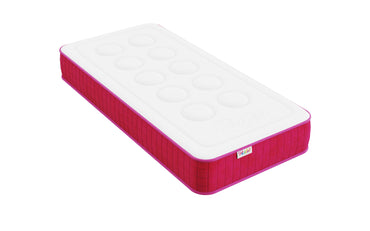 Matelas enfant mousse mémoire de forme - PASTEL KID ROSE 17 cm