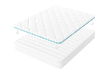 Surmatelas VITA TOP ICE FRESH BLEU - Topper 5 cm