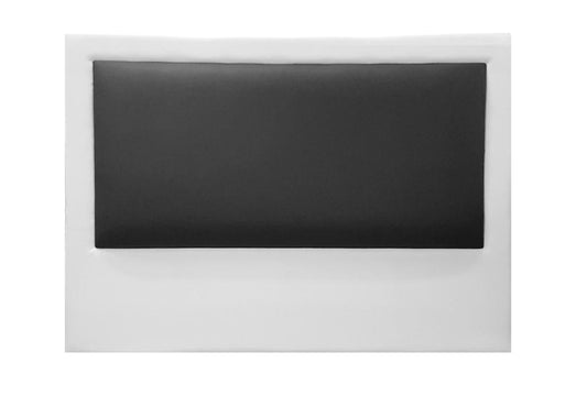 Tête de lit tissu noir et blanc - H120 cm - BAHIA