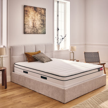 Matelas à ressorts ensachés et mousse mémoire de forme HD - HULTIMATE 27 cm
