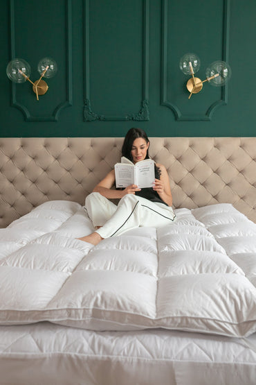Surmatelas Premium en plume et duvet d'oie sélectionné - PLUMES