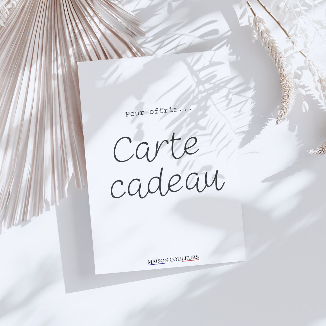 Carte cadeau Maison Couleurs