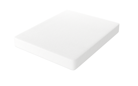 Protège matelas imperméable et respirant en tissu bouclette éponge 100% coton - blanc - BASIQUE