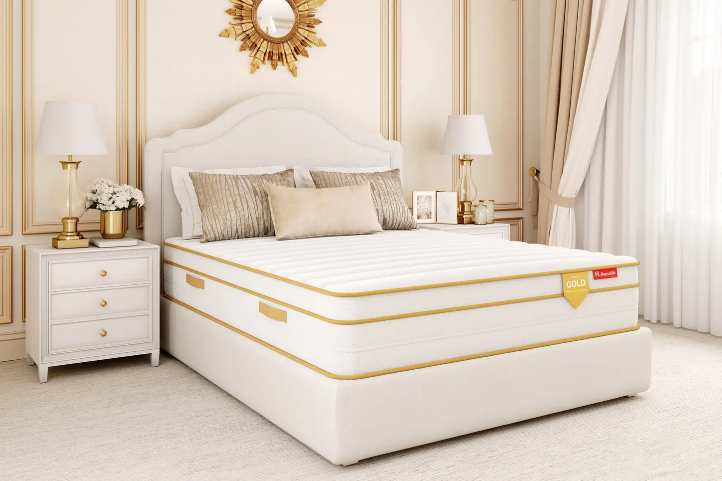 Matelas ressorts ensachés - HGOLD 30 cm