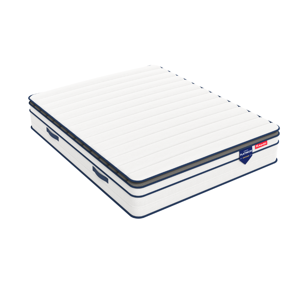 Matelas mousse mémoire de forme HD surmatelas intégré - HPLATINIUM PLUS 30 cm