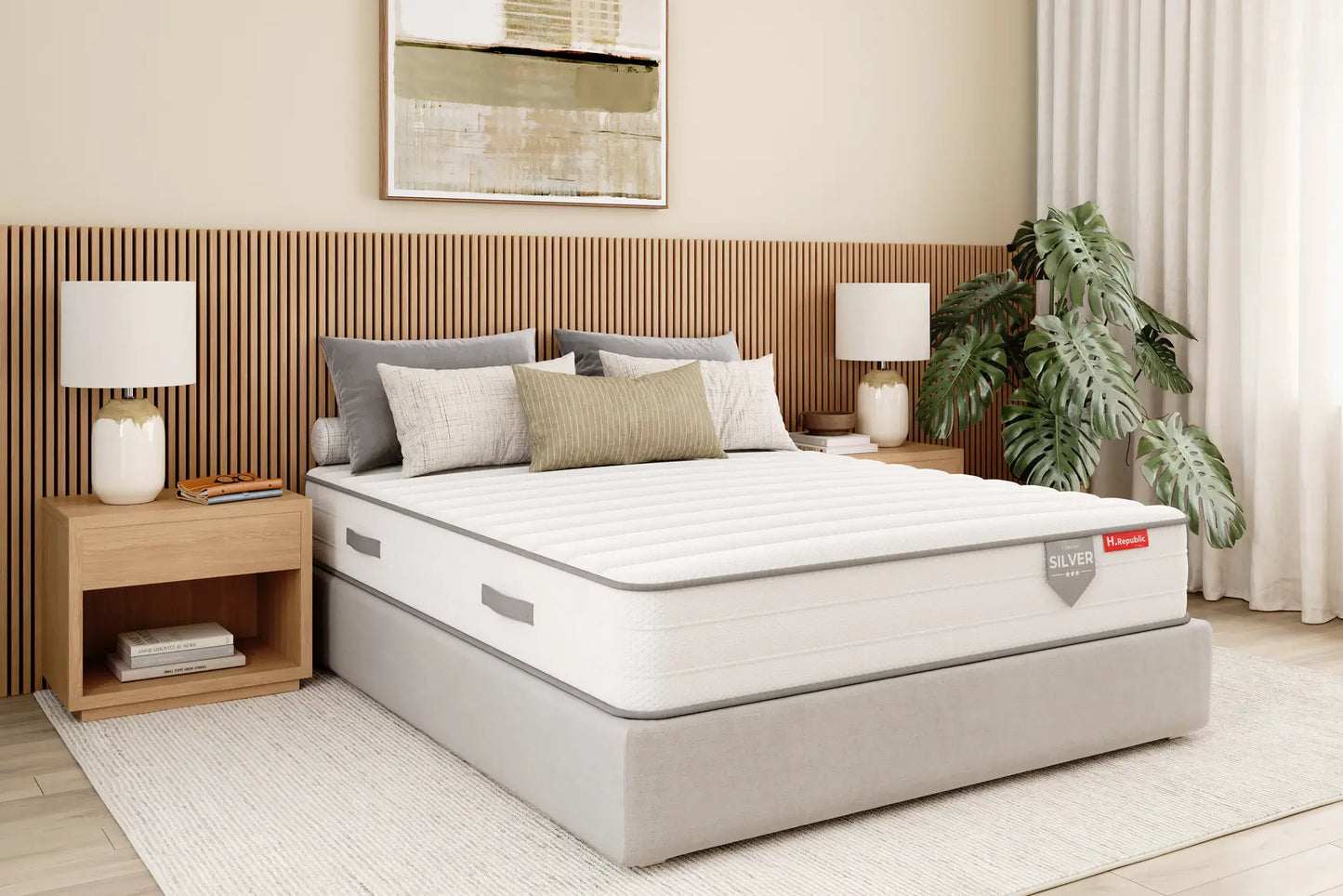 Matelas mousse Haute Densité - HSILVER 22 cm