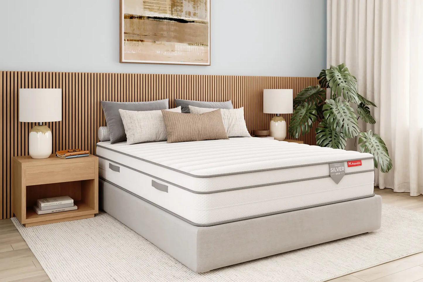 Matelas mousse Haute Densité - HSILVER 30 cm
