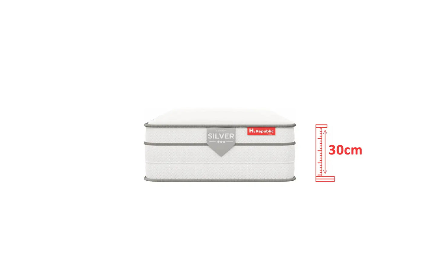 Matelas mousse Haute Densité - HSILVER 30 cm
