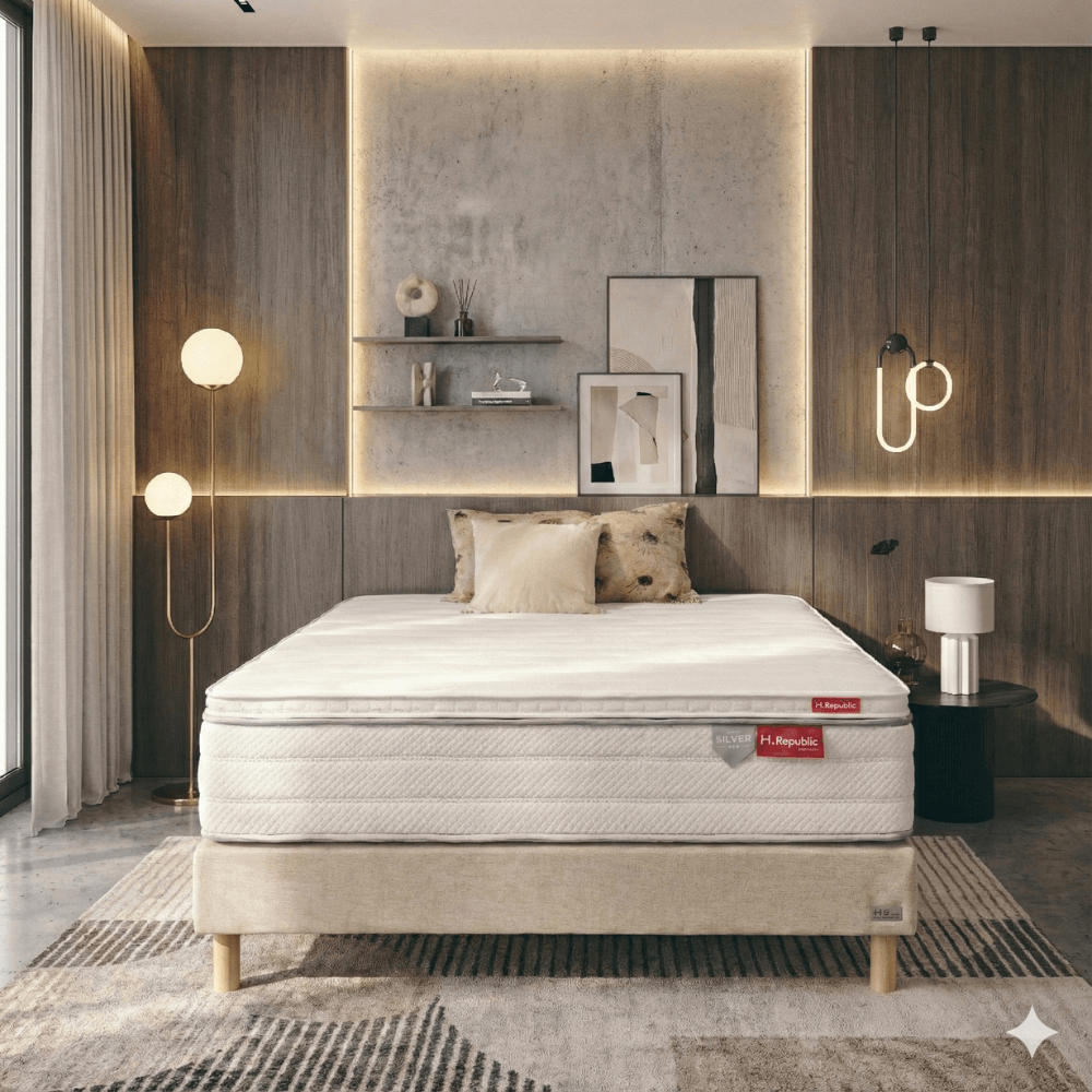 Surmatelas blanc 5 cm - HTOP 5 cm