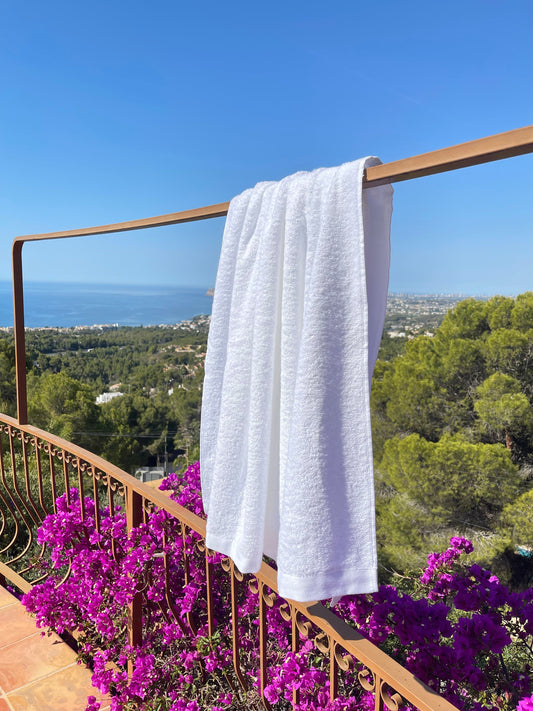 Pack 3 serviettes de toilette 100 % coton égyptien - 3 dimensions incluses - Couleur au choix