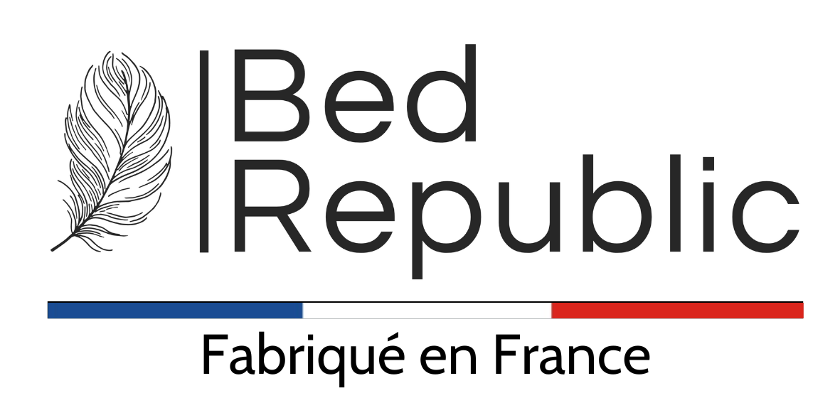 Sommier tapissier lattes bois - H 28 ou 35 cm - Couleur au choix - Tissu - MORPHEUS