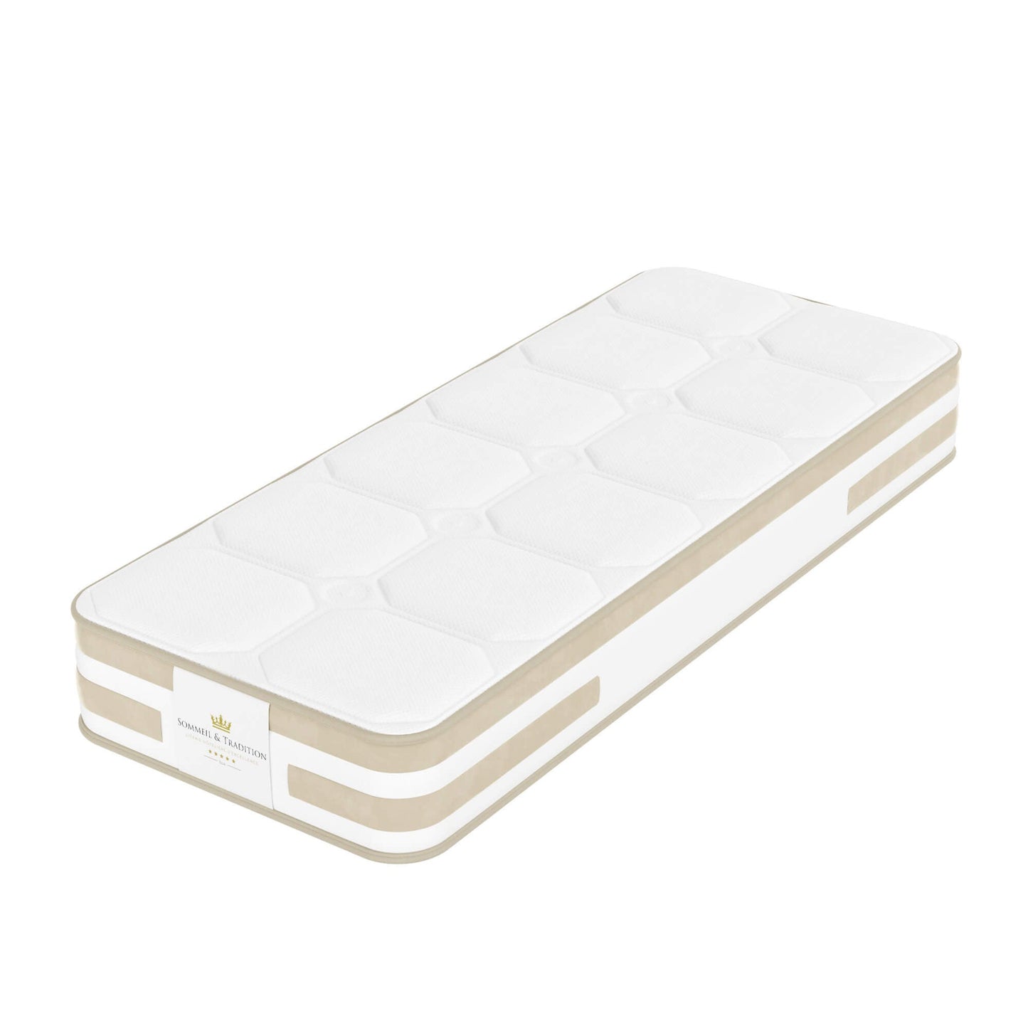 Matelas micro ressorts ensachés et mousse mémoire de forme - AMERIGO 25 cm