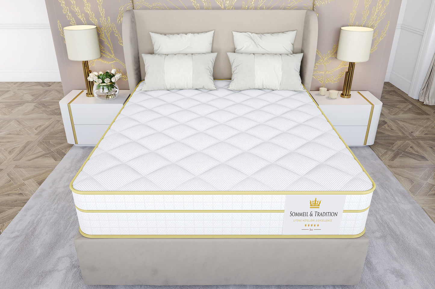 Matelas micro ressorts ensachés et mousse mémoire de forme - MAGELLAN 30 cm