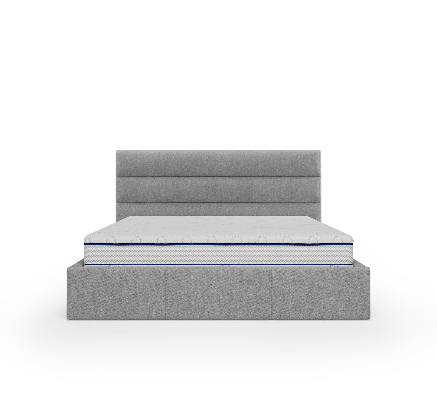 Lit coffre LIBRA - Avec tête de lit, coffre intégré