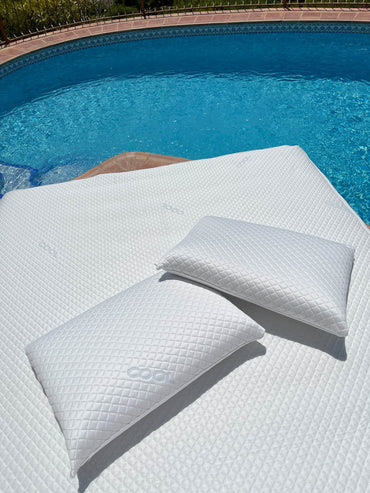 Oreiller mousse mémoire de forme rafraichissant - Double face - COOL