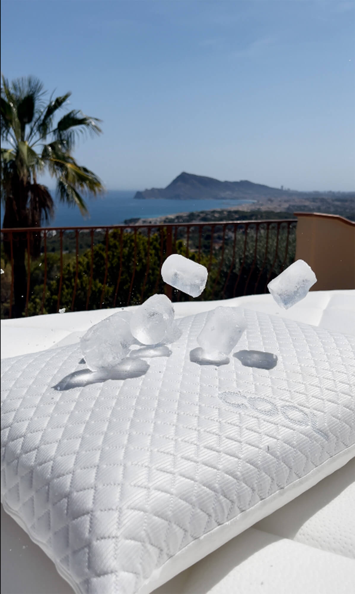 Oreiller mousse mémoire de forme rafraichissant - Double face - COOL