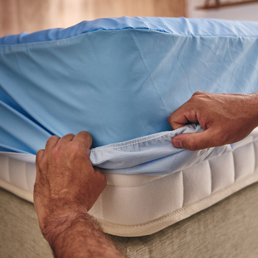 Protège matelas sanitaire imperméable - Bleu ciel - SANITAIRE
