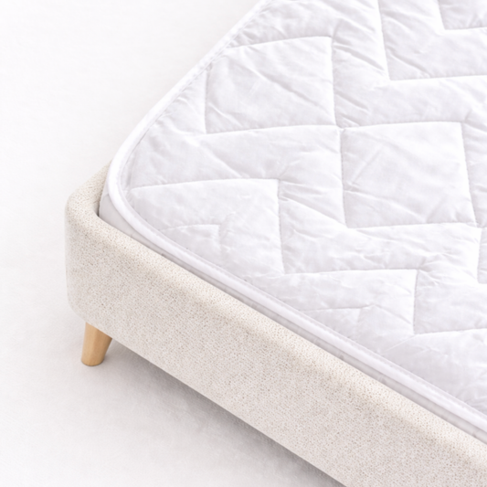 Protège matelas 100% microfibre impermeable/waterproof - SIMPLY - BLANC