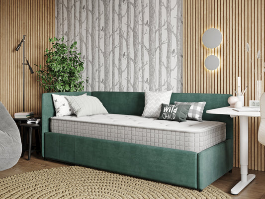 Matelas enfant mousse mémoire de forme - PASTEL KID GRIS 17 cm