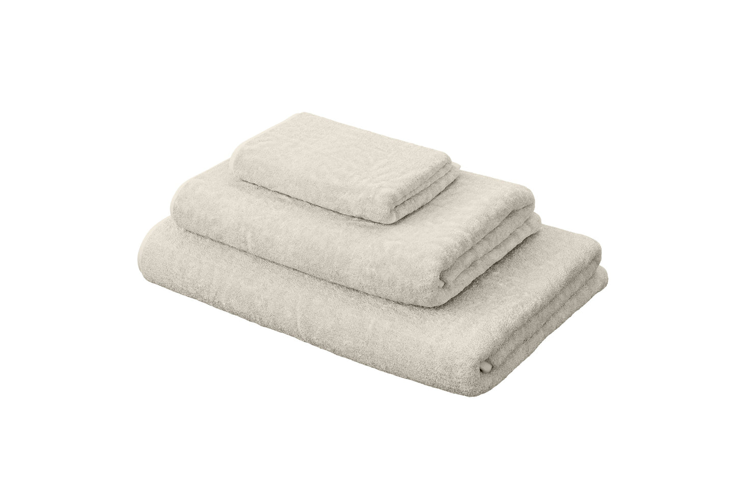 Pack 3 serviettes de toilette 100 % coton égyptien - 3 dimensions incluses - Couleur au choix