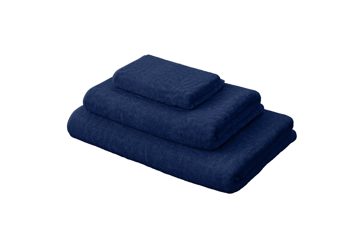 Pack 3 serviettes de toilette 100 % coton égyptien - 3 dimensions incluses - Couleur au choix