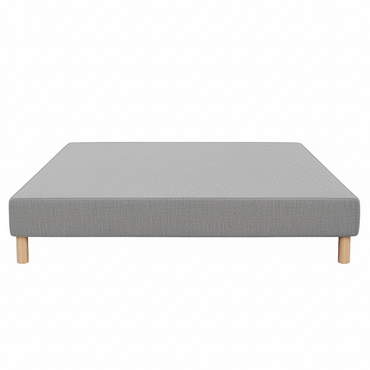 Sommier tapissier - 20 cm d'épaisseur - H 35 cm - Tissu chiné waterproof - couleur au choix - REVERIES