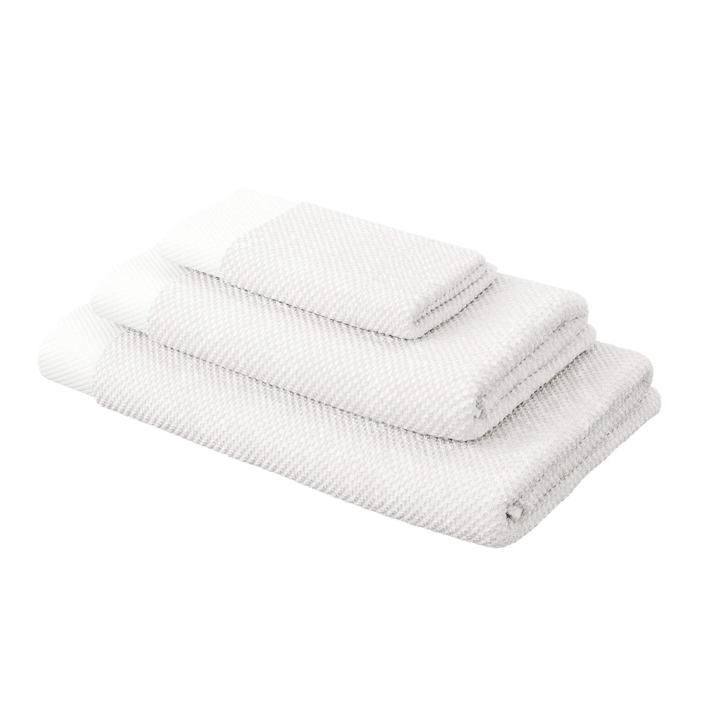 Pack 3 serviettes de toilette 100 % coton égyptien - LA SERVIETTE COTON CARREAUX