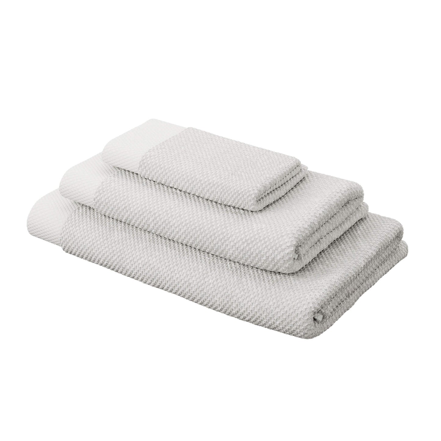 Pack 3 serviettes de toilette 100 % coton égyptien - LA SERVIETTE COTON CARREAUX