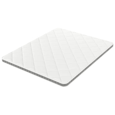 Surmatelas mousse mémoire de forme haute densité - VITA TOP GRIS FONCÉ- Topper 5 cm