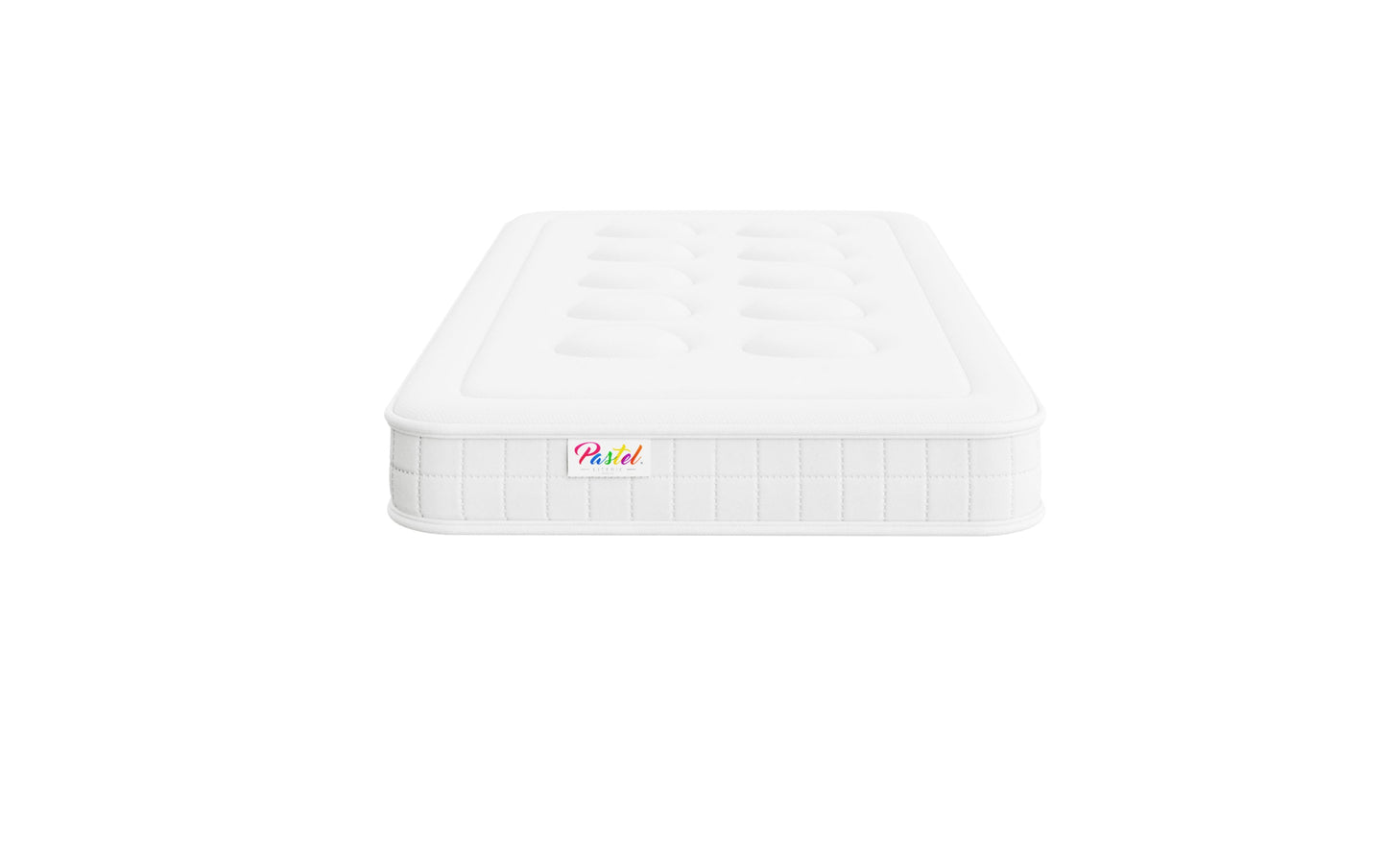 Matelas bébé mousse mémoire de forme - PASTEL BEBE BLANC 10 cm