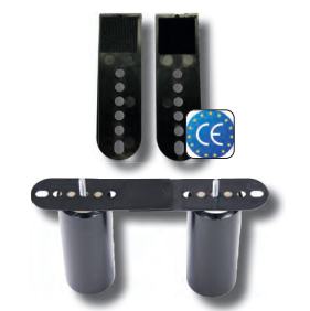 Bande jumelage 6 cm - noire