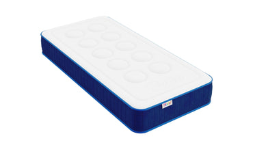 Matelas enfant mousse mémoire de forme - PASTEL KID BLEU 17 cm