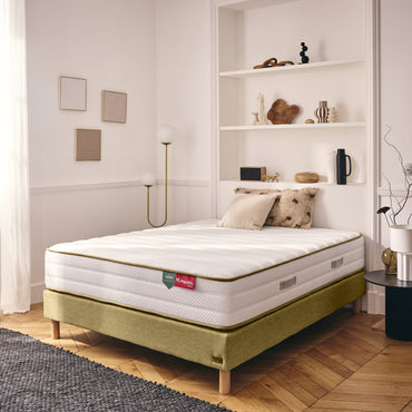 Matelas à ressorts ensachés avec mousse à mémoire de forme HD- HGREEN 25 cm