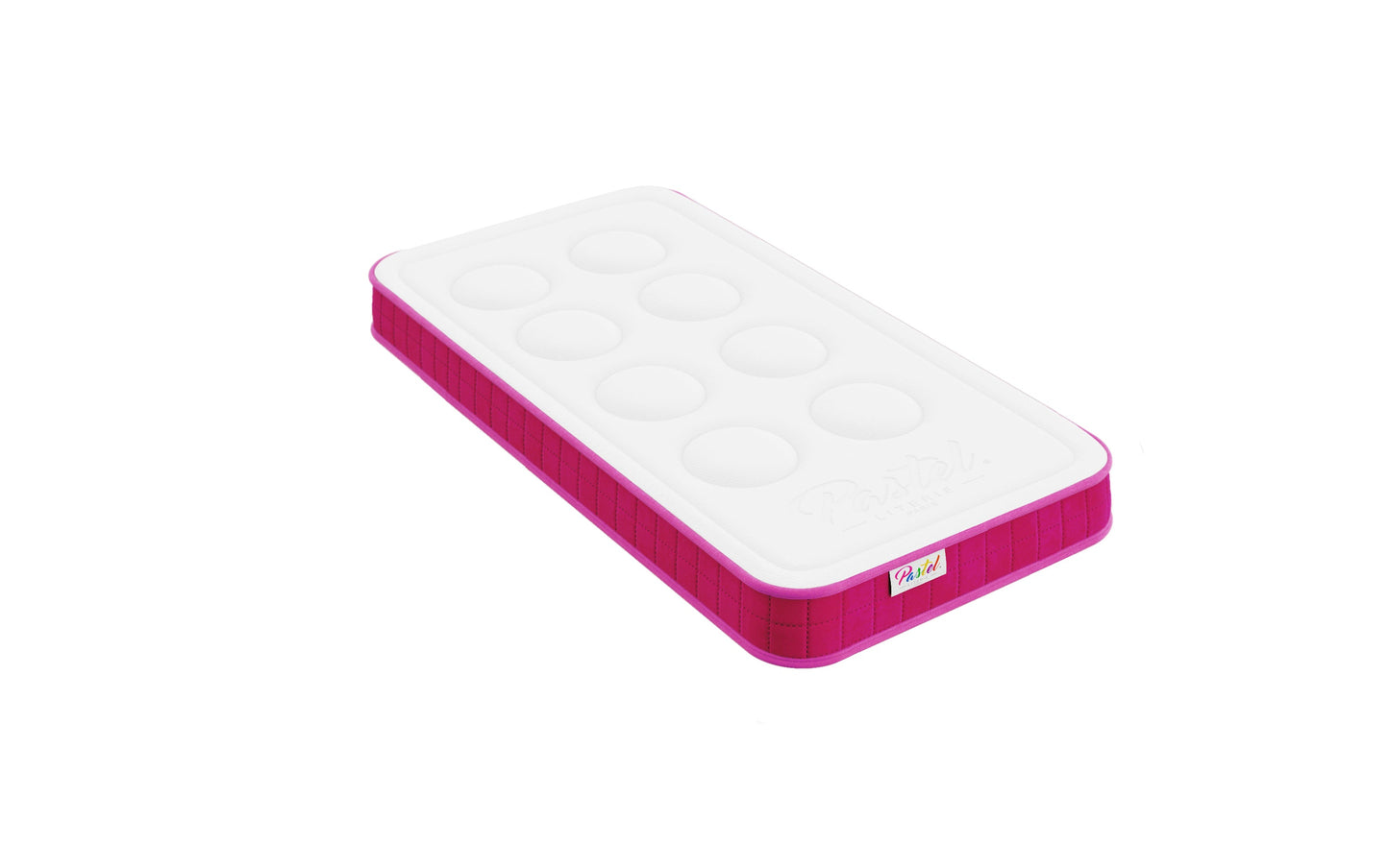 Matelas bébé mousse mémoire de forme - PASTEL BEBE ROSE 10 cm