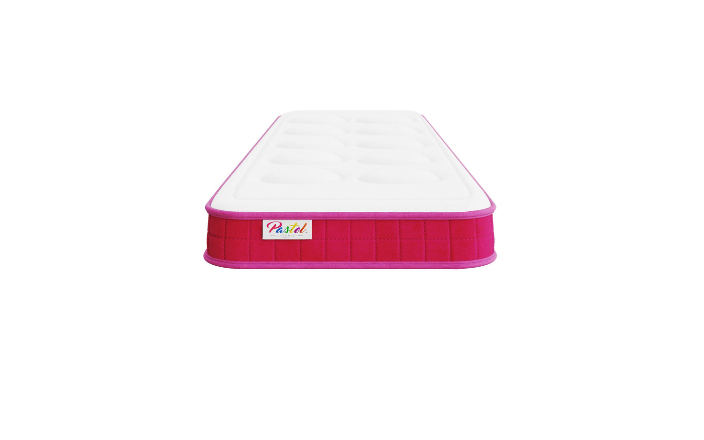 Matelas bébé mousse mémoire de forme - PASTEL BEBE ROSE 10 cm