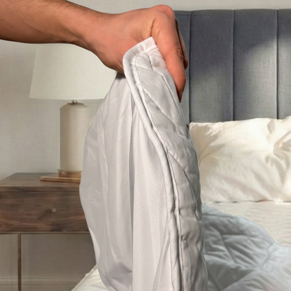 Protège matelas réversible & molletonné coton - SIMPLY 100% coton