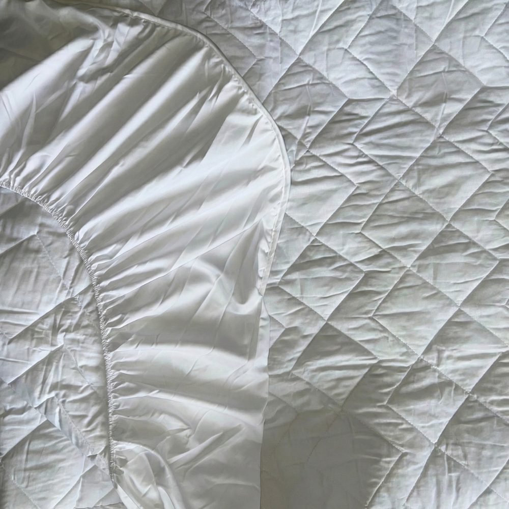 Protège matelas réversible & molletonné coton - SIMPLY 100% coton