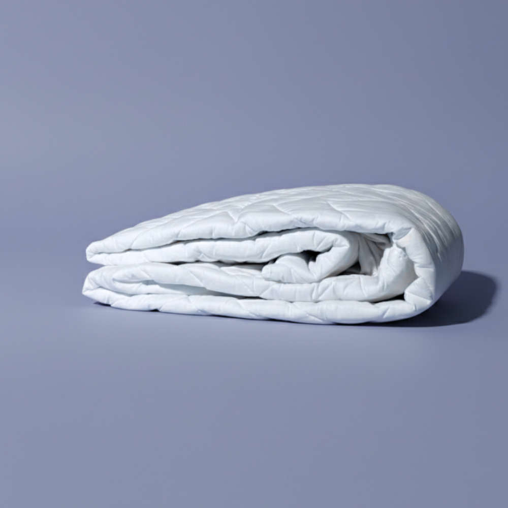 Protège matelas réversible & molletonné coton - SIMPLY 100% coton