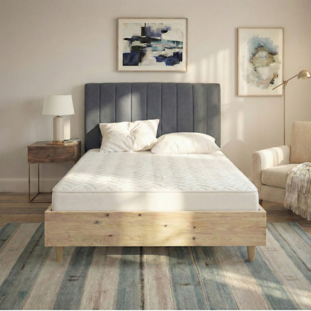 Protège matelas réversible & molletonné coton - SIMPLY 100% coton