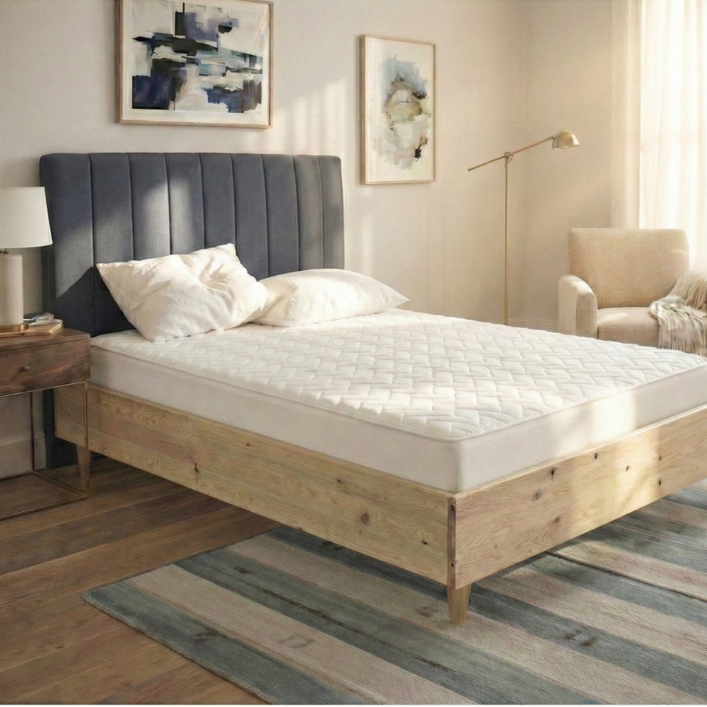 Protège matelas réversible & molletonné microfibre - SIMPLY 100% microfibre