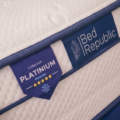 Matelas ressorts ensachés et mousse mémoire de forme HD effet frais - BED PLATINIUM FRESH 27 cm