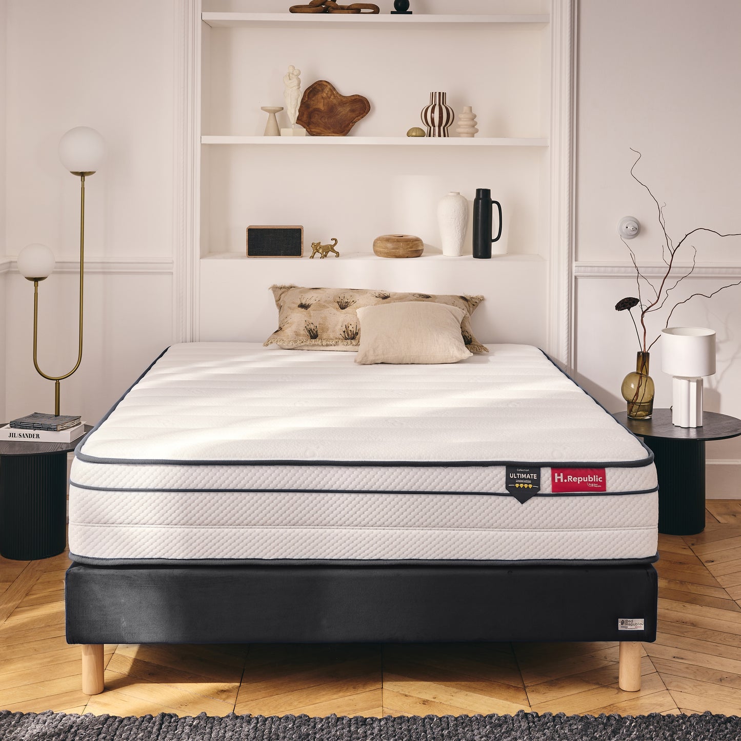Matelas à ressorts ensachés et mousse mémoire de forme HD - HULTIMATE 27 cm