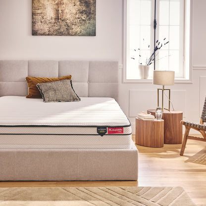Matelas à ressorts ensachés et mousse mémoire de forme HD - HULTIMATE 27 cm