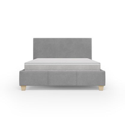 Lit coffre VIRGO - Avec tête de lit, coffre intégré