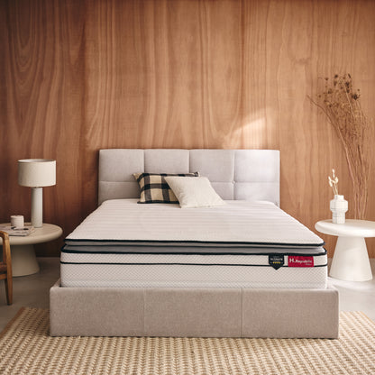 Matelas à ressorts ensachés et mousse mémoire de forme HD avec surmatelas intégré - HULTIMATE PLUS 32 cm