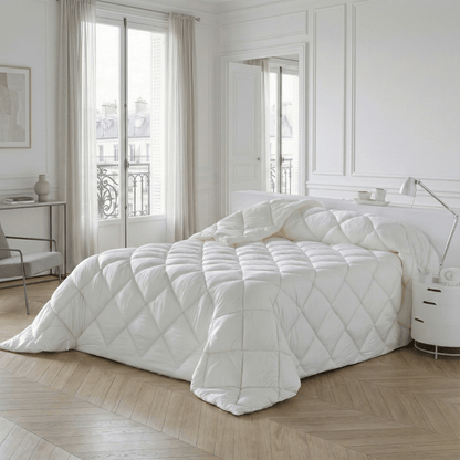 Couette hiver thermorégulatrice fibres