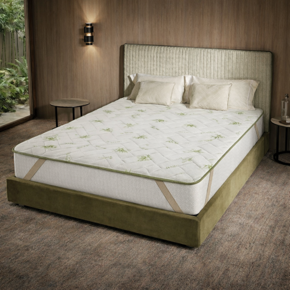 Surmatelas DYNATOP mousse HR Aloe vera - TOPPER 5 cm Aloe vera
