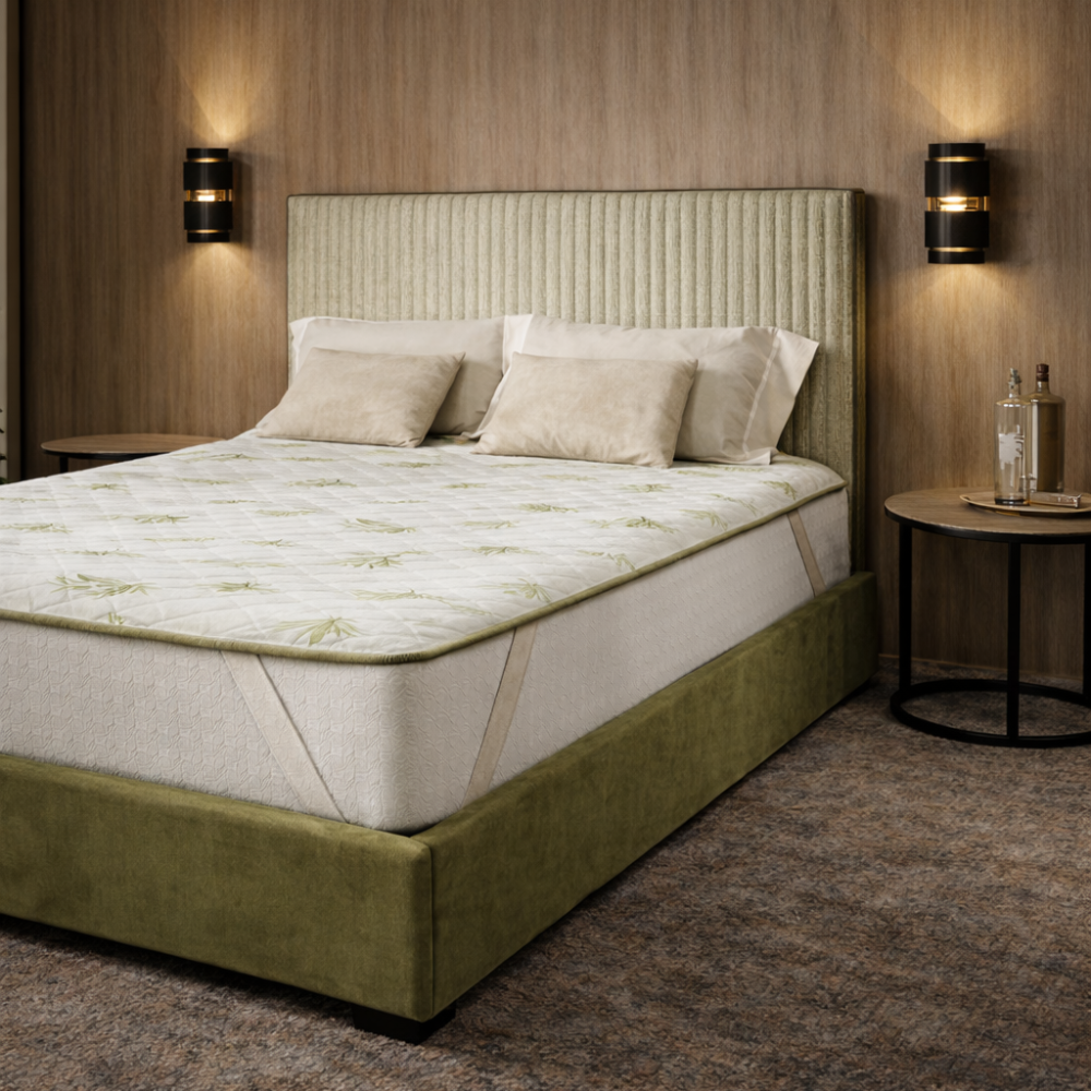 Surmatelas DYNATOP mousse HR Aloe vera - TOPPER 5 cm Aloe vera