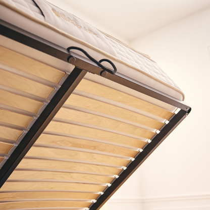 Lit coffre CAPRI - Avec tête de lit, coffre intégré